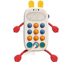 CHIPOLINO Senzorický mobil 8v1 Rabbit / od 18 měsíců