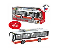 MaDe 08517 - Trolejbus s českým hlasem, 7 x 10 x 28 cm
