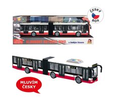 MaDe 09023 - Autobus na setrvačník 44 cm, mluví česky, hlásí zastávky, CZ design