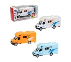 MaDe 10699 - Obytné auto kovové, zpětný chod, 11 cm