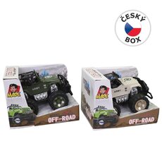 MaDe 16718 - Auto off - road, vojenský, 2 barvy, 20 x 13 x 13 cm
