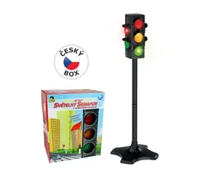 MaDe 94312 - Semafor na baterie s realistickými funkcemi 72cm