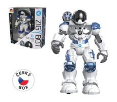 MaDe 01788 - Zigybot Robot policejní Guliver, 22 funkcí, modrá