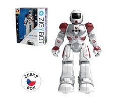 MaDe 01889 - Zigybot Robot Viktor 27cm, 21 funkcí, červený