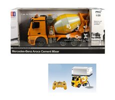 MaDe 96578 - Auto stavební na dálkové ovládání, 38cm, oranžová