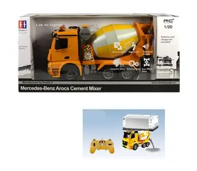 MaDe 96578 - Auto stavební na dálkové ovládání, 38cm, oranžová