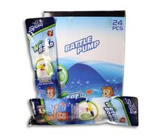 MaDe 91939 - Vodní pumpa s balonky 31cm, různěbarevné