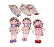 MaDe 20126 - Panenka textilní květinka, 40 cm