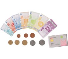 GOKI Dětské peníze s kreditní kartou - Zvířátkové eura / od 3 let