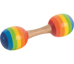 GOKI Double Maracas - 2 ks / od 3 let