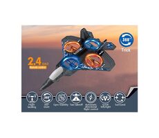 QST DRON Kvadrokoptéra stíhačka / LED osvětlení / 2,4GHz / 380 mAh / od 6 let
