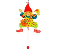 GOKI Dřevěná hračka Jumping Jack Holka / od 3 let