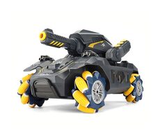 QST RC tank water bomb / dálkový ovladač / 1:16 / žlutá / od 8 let