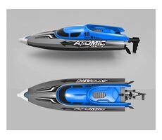 QST RC člun / loď high speed / dálkové ovládání / 2,4 GHz / modrá / od 14 let