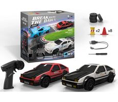 QST RC auto drift high speed  4WD / LED osvětlení / 1:24 / 2,4 GHz / bílá / od 6 let