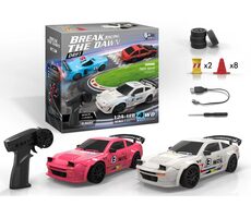QST RC auto drift high speed  4WD / LED osvětlení / 1:24 / 2,4 GHz / bílá / od 6 let