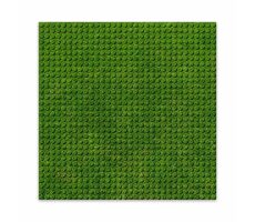 BRIXIES Plus 225.000 Designová podložka na stavění - tráva 25,5 x 25,5 cm