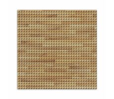 BRIXIES Plus 225.002 Designová podložka na stavění - dřevo 25,5 x 25,5 cm