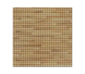 BRIXIES Plus 225.002 Designová podložka na stavění - dřevo 25,5 x 25,5 cm