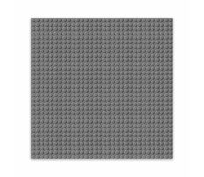 BRIXIES Plus 225.011 Základní podložka na stavění - tmavě šedá 25,5 x 25,5 cm