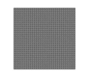BRIXIES Plus 225.011 Základní podložka na stavění - tmavě šedá 25,5 x 25,5 cm