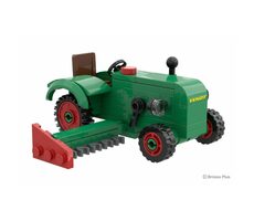 BRIXIES Plus 222.704 Fendt Dieselross F28 Classic Club Collection - historický traktor s žací lištou, 1:32