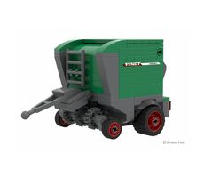 BRIXIES Plus 222.710 Fendt Rotana F - lis na válcové balíky, 1:32