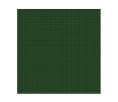 BRIXIES Plus 225.023 Základní podložka na stavění - tmavě zelená 25,5 x 25,5 cm