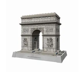Ravensburger 3D Puzzle Iconics: Vítězný oblouk (Noční edice) / 216 dílků / od: 8 let