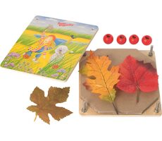 GOKI Dřevěný lis na rostliny do herbáře Peggy Diggledey / od 3 let