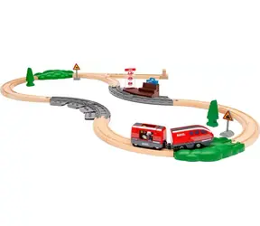 BRIO Vlaková sada s natahovacím vláčkem