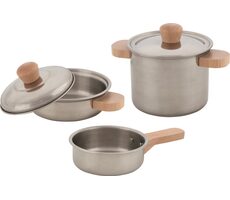 GOKI Hrnce do kuchyňky 3ks / od 2 let