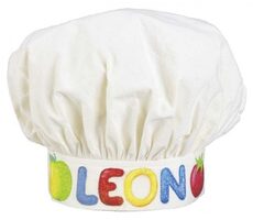 GOKI Kuchařská čepice bavlněná k vymalování / od 3 let