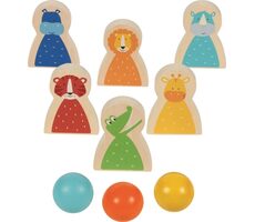 GOKI Kuželky Divoká zvířátka / od 3 let