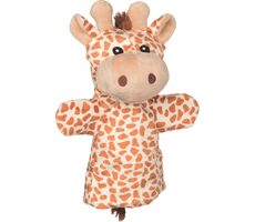 GOKI Maňásek Žirafa - Africká zvířata 27,5 cm / od 12 měsíců