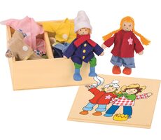 GOKI Panenky Birte & Ben s oblečením / od 3 let