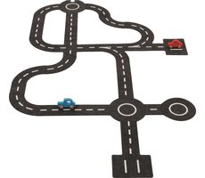 GOKI Podlahové obrysové puzzle Silnice 30 dílků / od 2 let