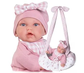 Antonio Juan 12441 PETIT - realistická panenka s měkkým látkovým tělem - 27 cm / od 2 let