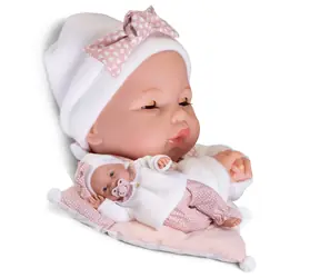 Antonio Juan 14363 BIMBA - mrkací panenka miminko se zvuky a měkkým látkovým tělem - 37 cm / od 3 let