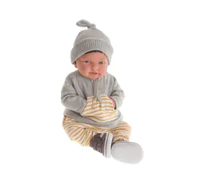 Antonio Juan 80111 SWEET REBORN PIPO - realistická panenka miminko s měkkým látkovým tělem - 40 cm / od 14 let