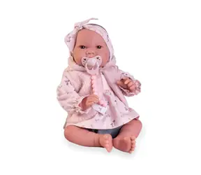 Antonio Juan 80322 SWEET REBORN NICA - realistická panenka miminko s měkkým látkovým tělem - 42 cm / od 14 let
