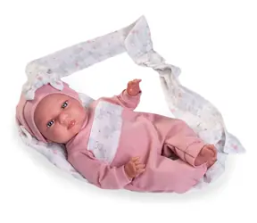 Antonio Juan 82309 Můj malý REBORN TUFI - realistická panenka miminko s měkkým látkovým tělem - 33 cm / od 3 let