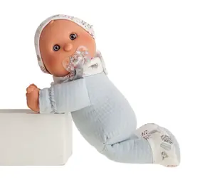 Antonio Juan 8302 Moje první panenka - miminko s měkkým látkovým tělem - 36 cm / od 18 měsíců