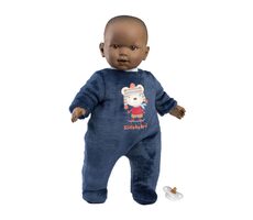 Llorens 14247 BABY ZAREB - realistická panenka miminko s měkkým látkovým tělem - 42 cm / od 3 let