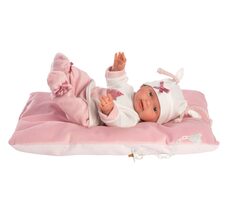 Llorens 26312 NEW BORN HOLČIČKA - realistická panenka miminko s celovinylovým tělem - 26 cm / od 3 let