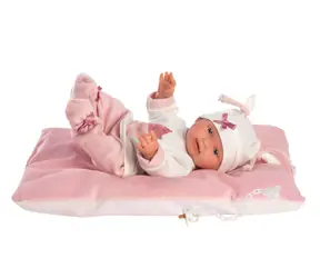 Llorens 26312 NEW BORN HOLČIČKA - realistická panenka miminko s celovinylovým tělem - 26 cm / od 3 let