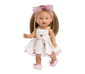 Llorens 28038 VALERIA - realistická panenka s celovinylovým tělem - 28 cm / od 3 let