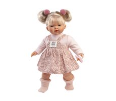 Llorens 33158 ROBERTA - realistická panenka se zvuky a měkkým látkovým tělem - 33 cm / od 3 let
