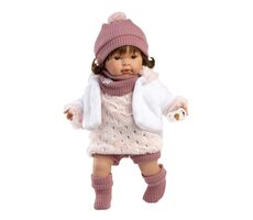 Llorens 42162 CARLA - realistická panenka se zvuky a měkkým látkovým tělem - 42 cm / od 3 let