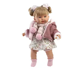 Llorens 42286 ALEXANDRA - realistická panenka se zvuky a měkkým látkovým tělem - 42 cm / od 3 let
